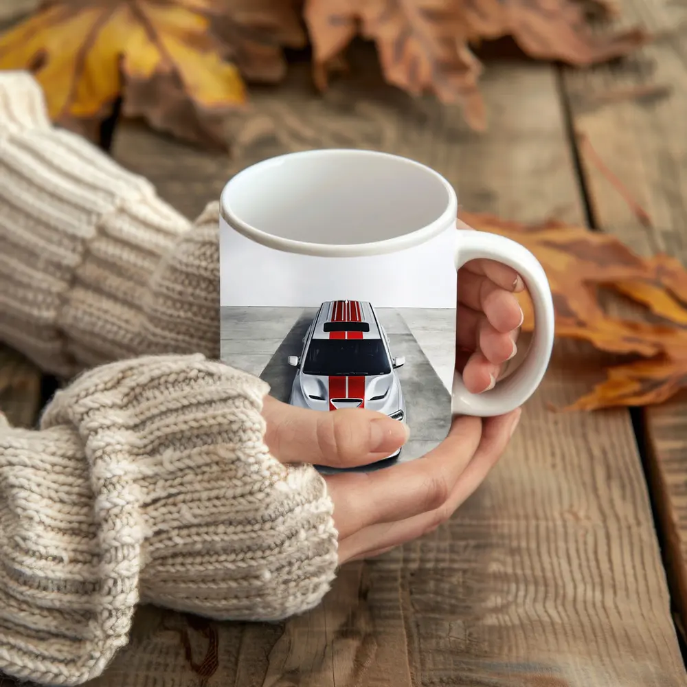 Dodge Durango SRT Silver Red Stripes Studio – Mugs