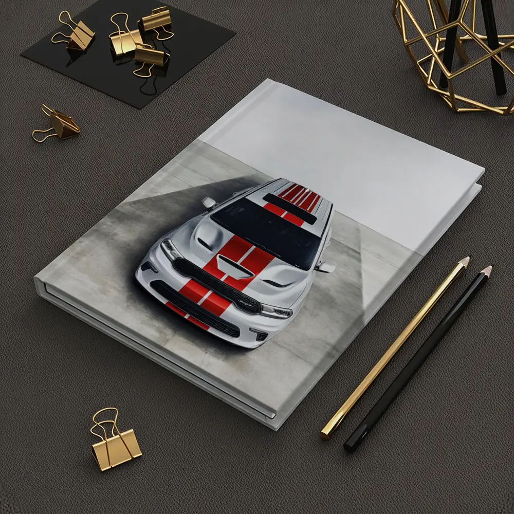 Dodge Durango SRT Silver Red Stripes Studio – Notebooks