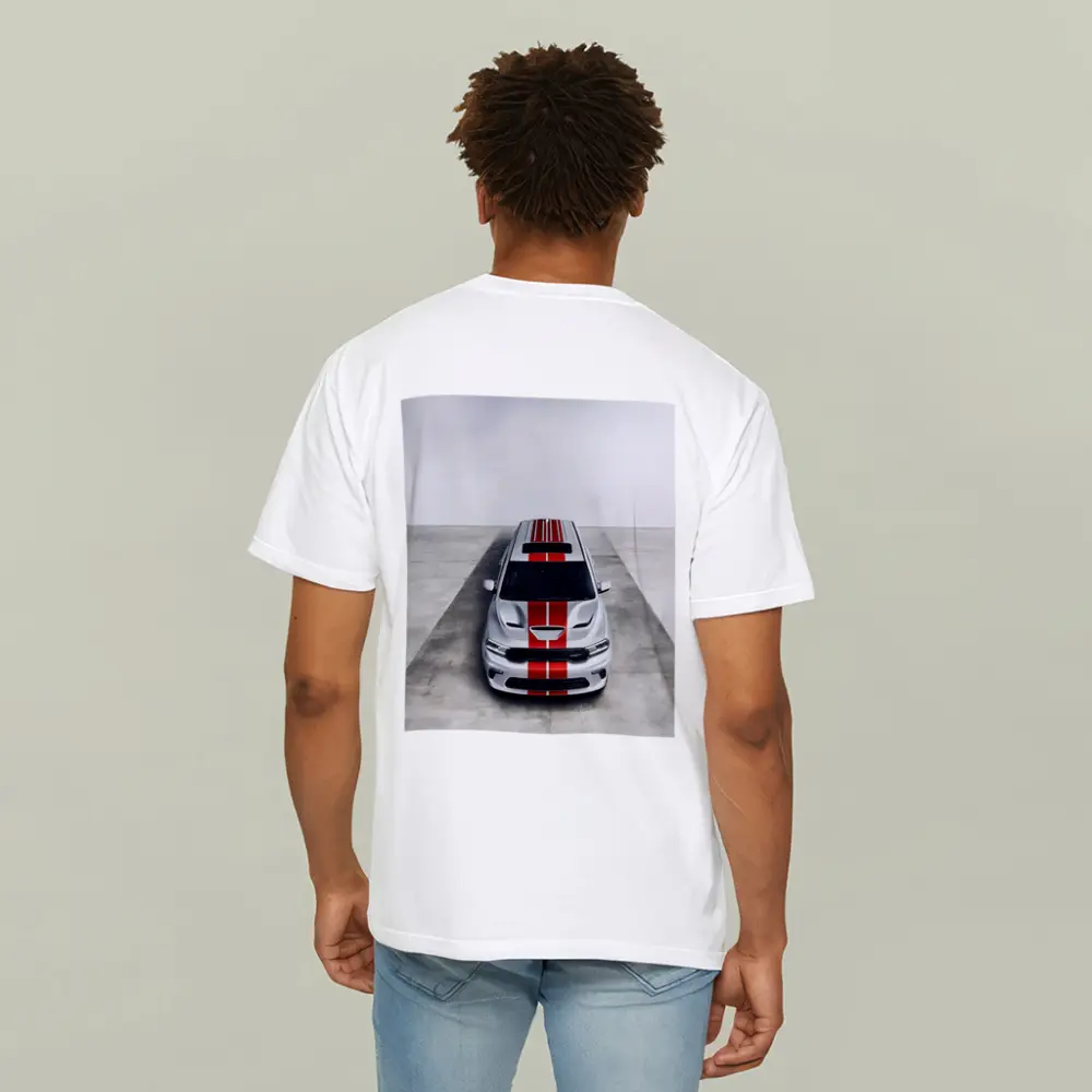 Dodge Durango SRT Silver Red Stripes Studio – T-Shirts