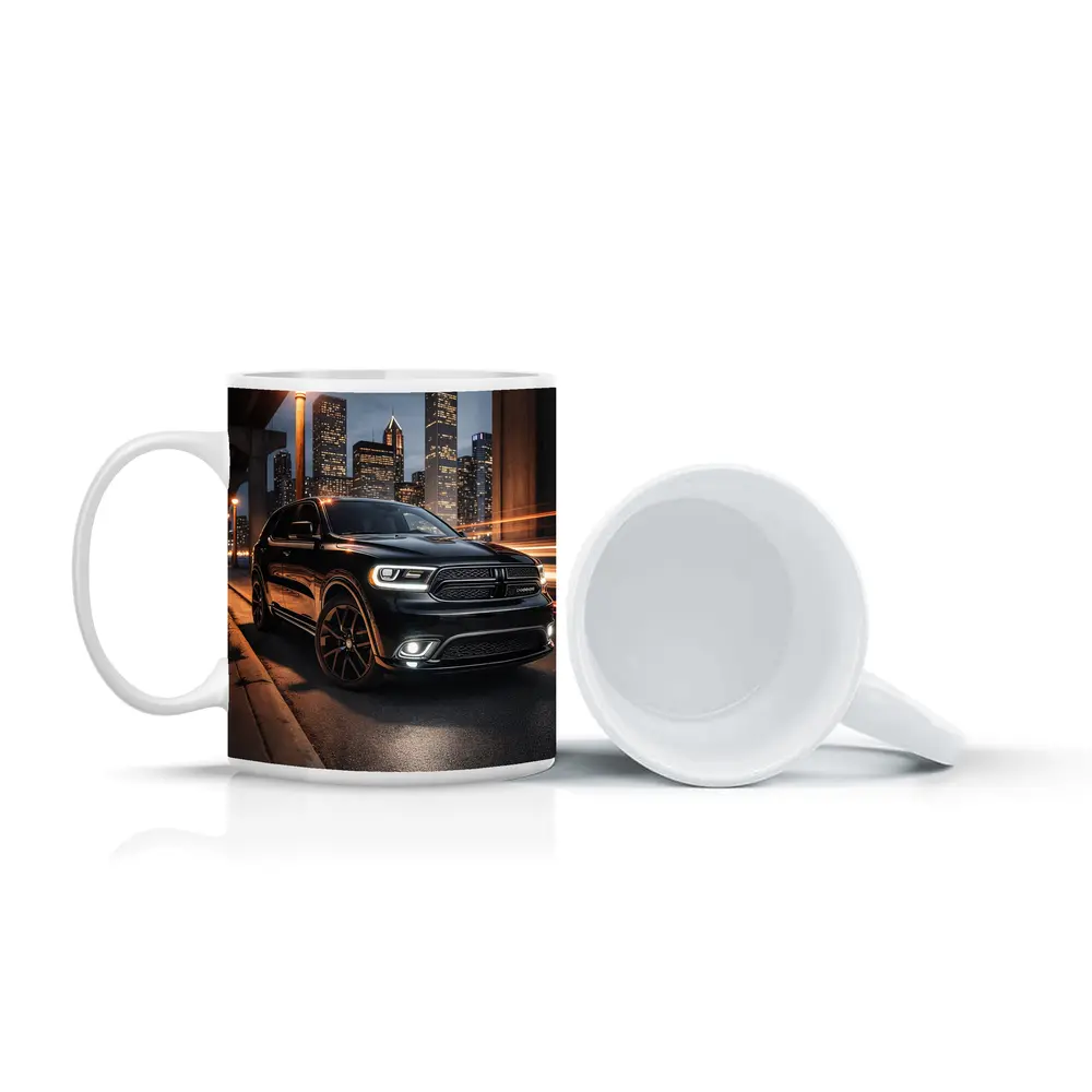 Dodge Durango Black SUV City Night – Mugs
