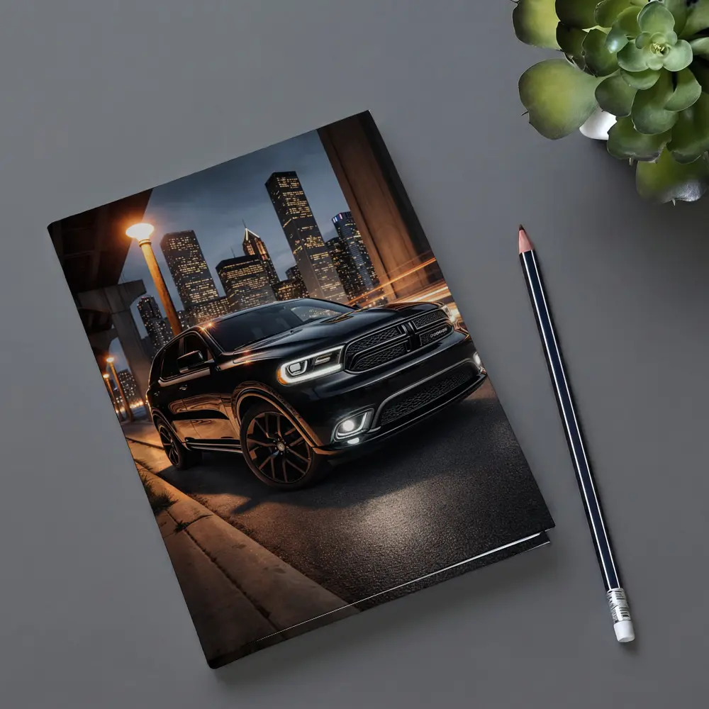 Dodge Durango Black SUV City Night – Notebooks