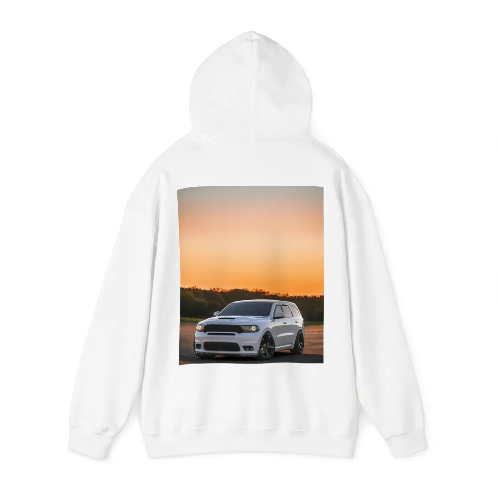 Dodge Durango SRT White Sunset Sky – Hoodies