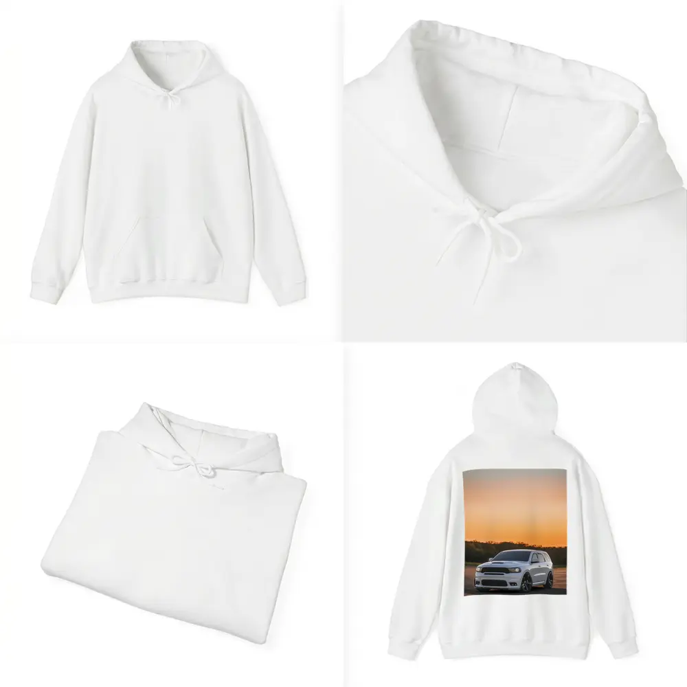 Dodge Durango SRT White Sunset Sky – Hoodies
