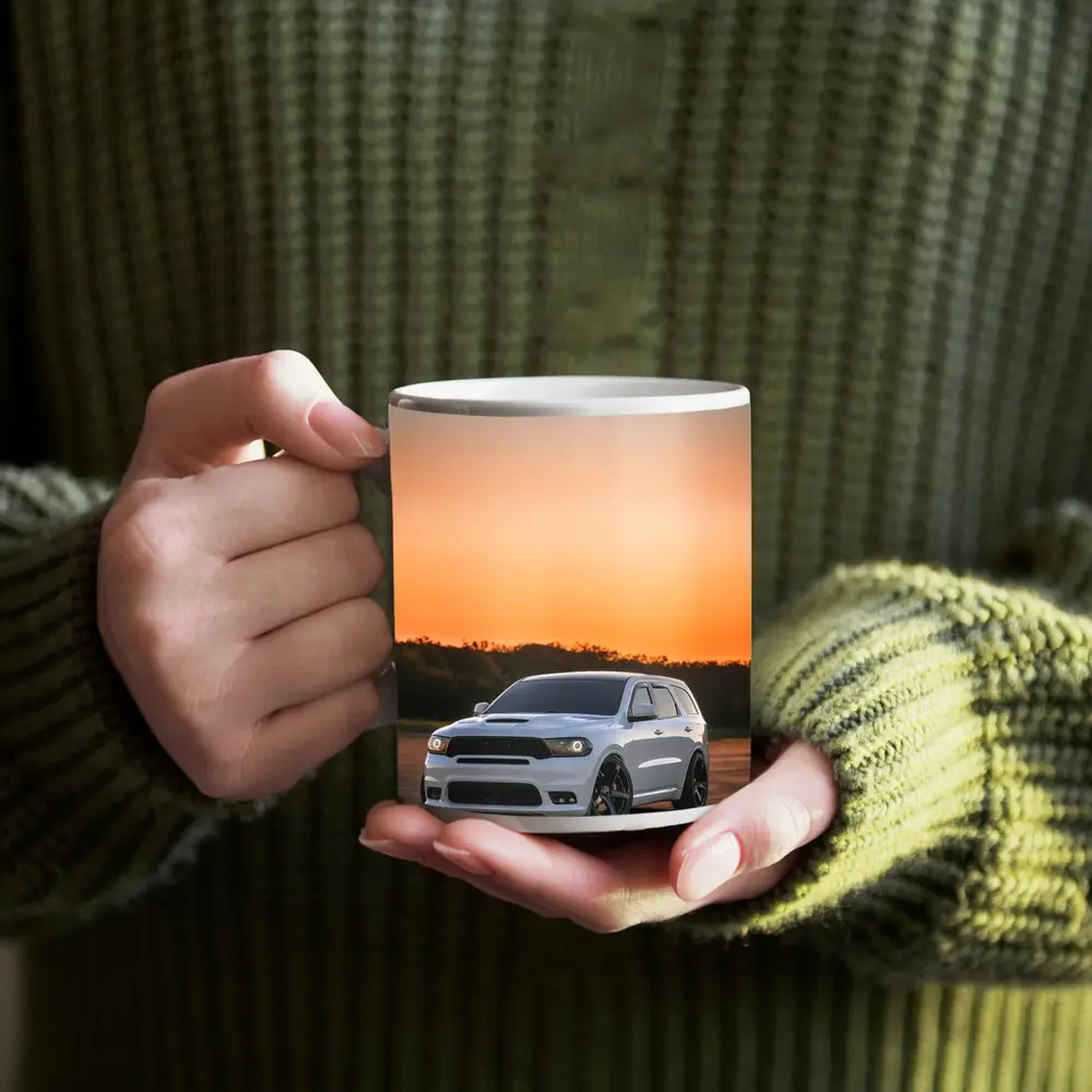 Dodge Durango SRT White Sunset Sky – Mugs
