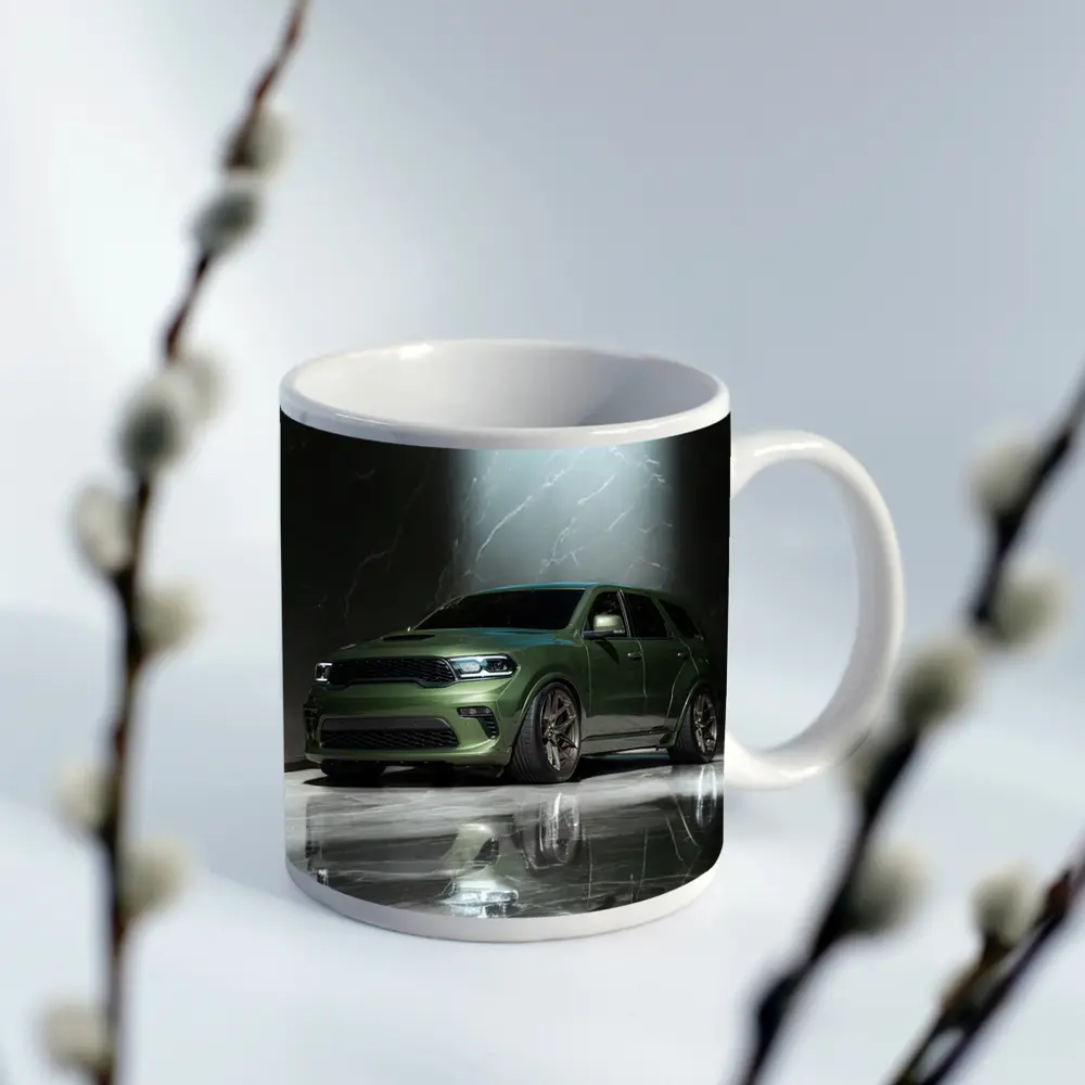 Dodge Durango Green SUV Marble Studio – Mugs