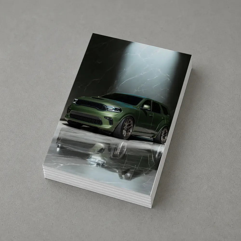 Dodge Durango Green SUV Marble Studio – Postcards