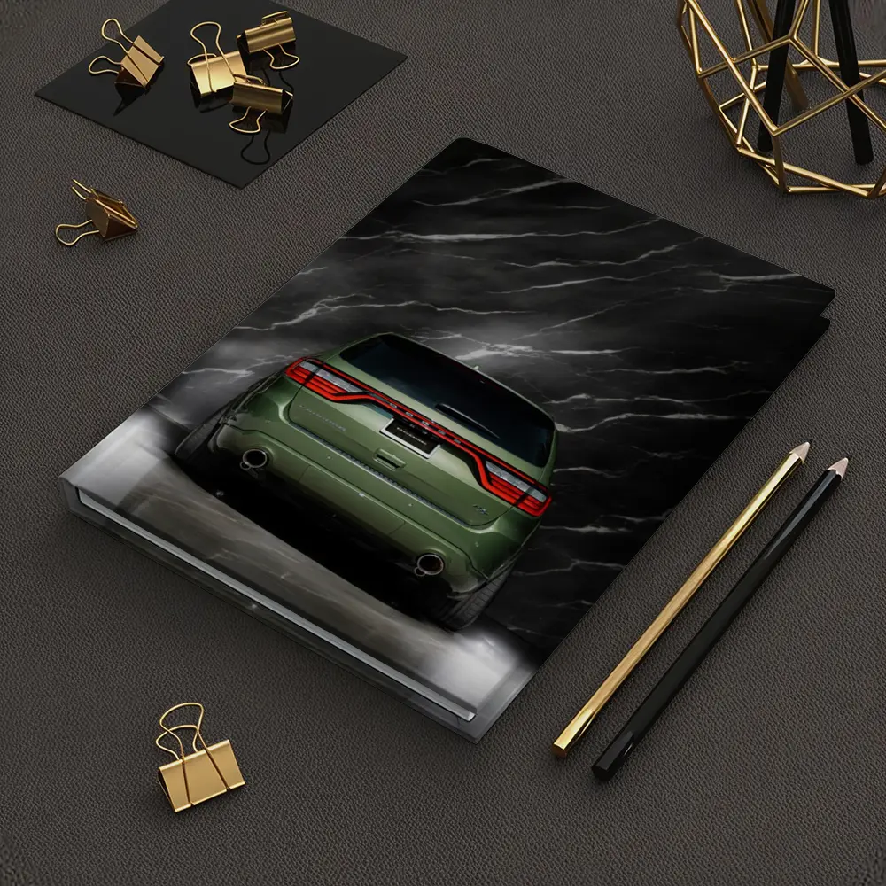 Dodge Durango Green Rear Marble Background – Notebooks
