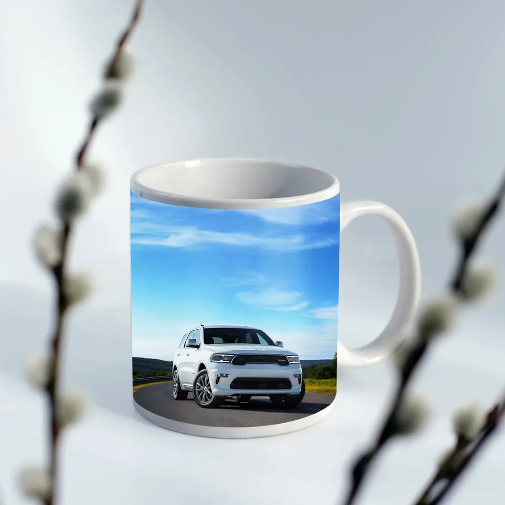 Dodge Durango SUV on Open Road – Mugs