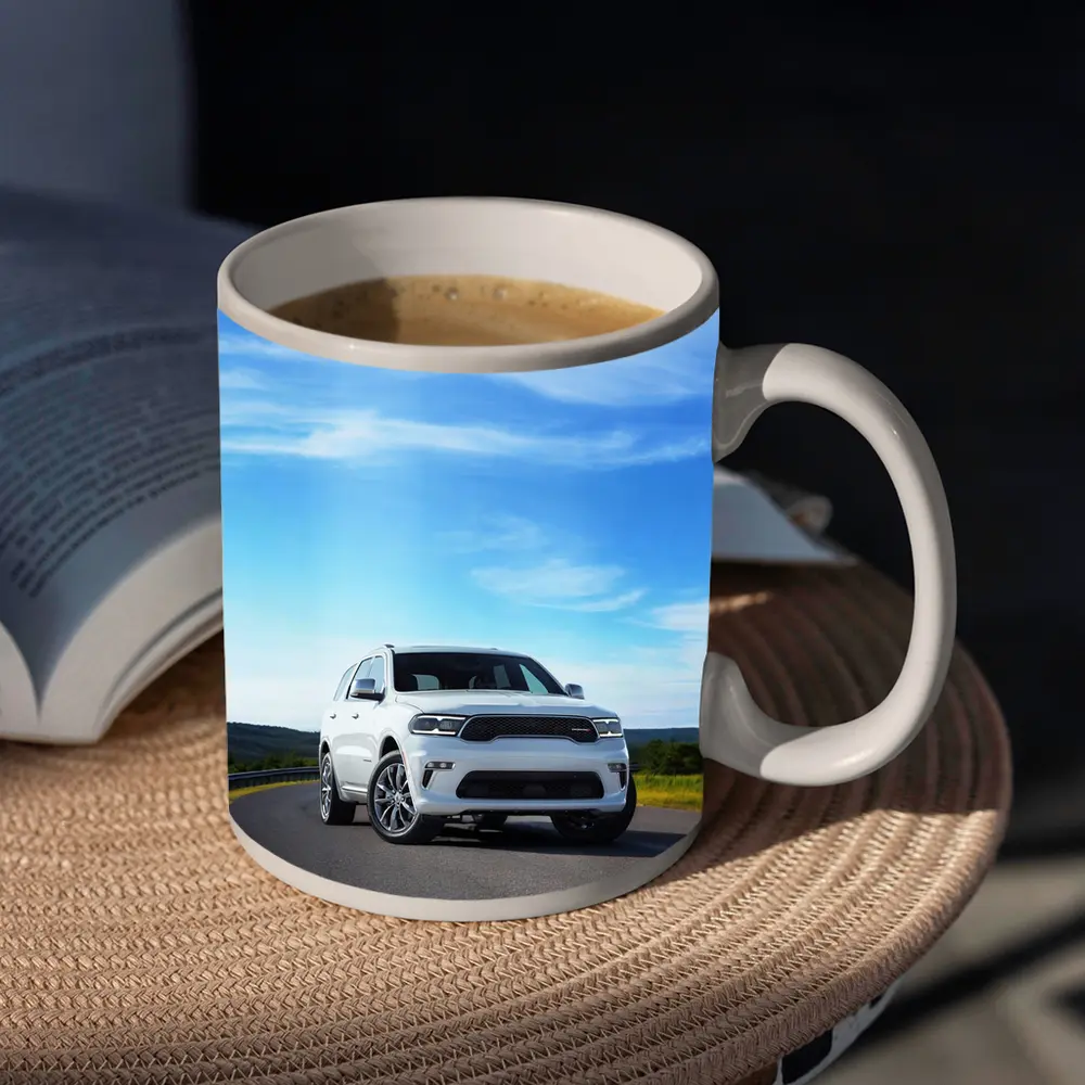 Dodge Durango SUV on Open Road – Mugs