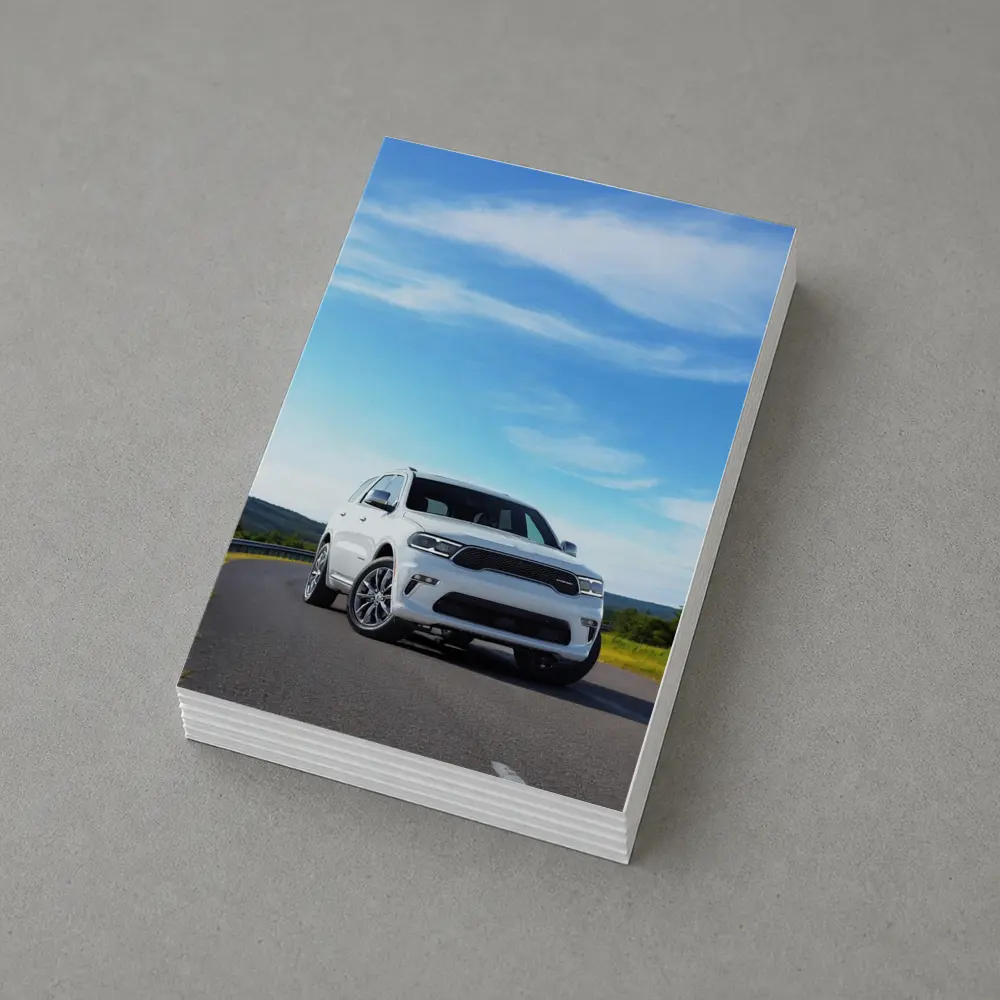 Dodge Durango SUV on Open Road – Postcards