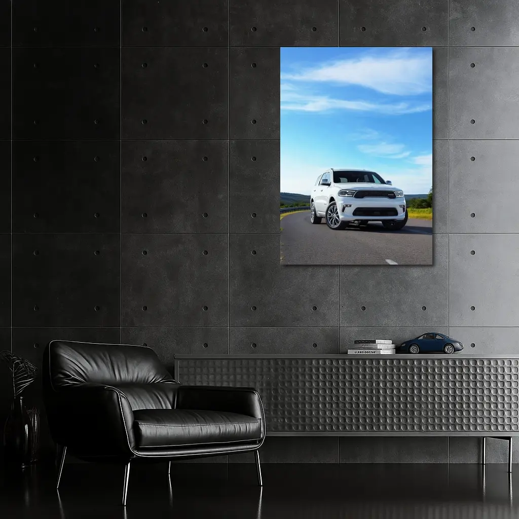 Dodge Durango SUV on Open Road – Wall Art