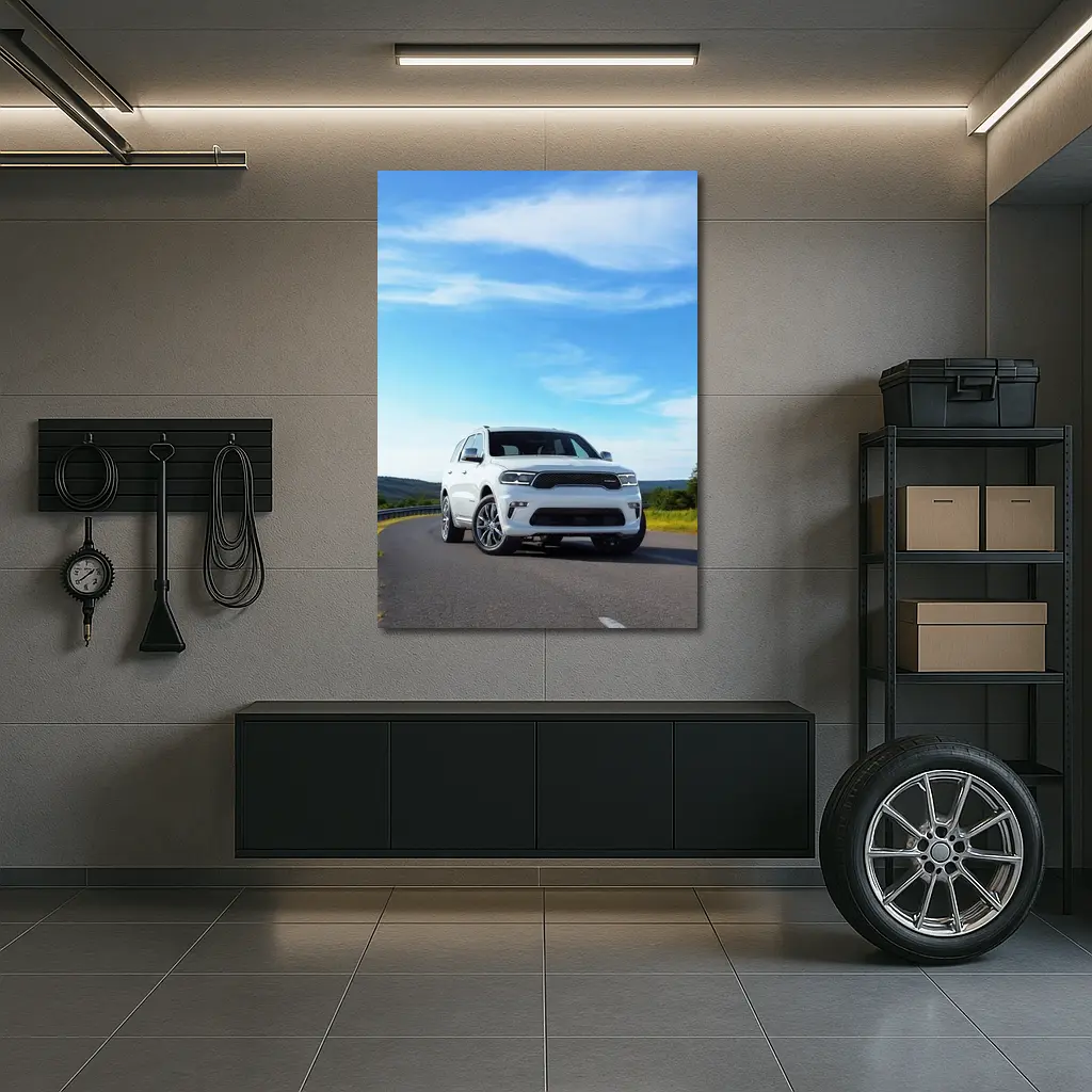 Dodge Durango SUV on Open Road – Wall Art