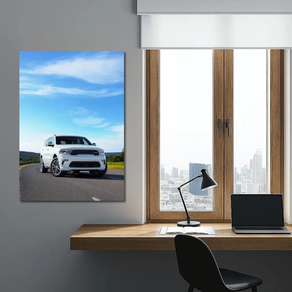 Dodge Durango SUV on Open Road – Wall Art