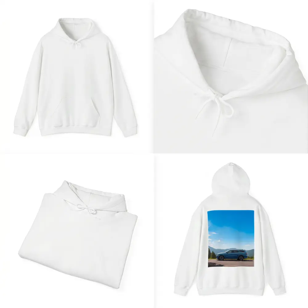 Dodge Durango Blue SUV Mountain Road – Hoodies