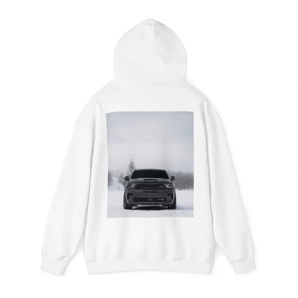 Dodge Durango SRT Front View Winter Snow – Hoodies