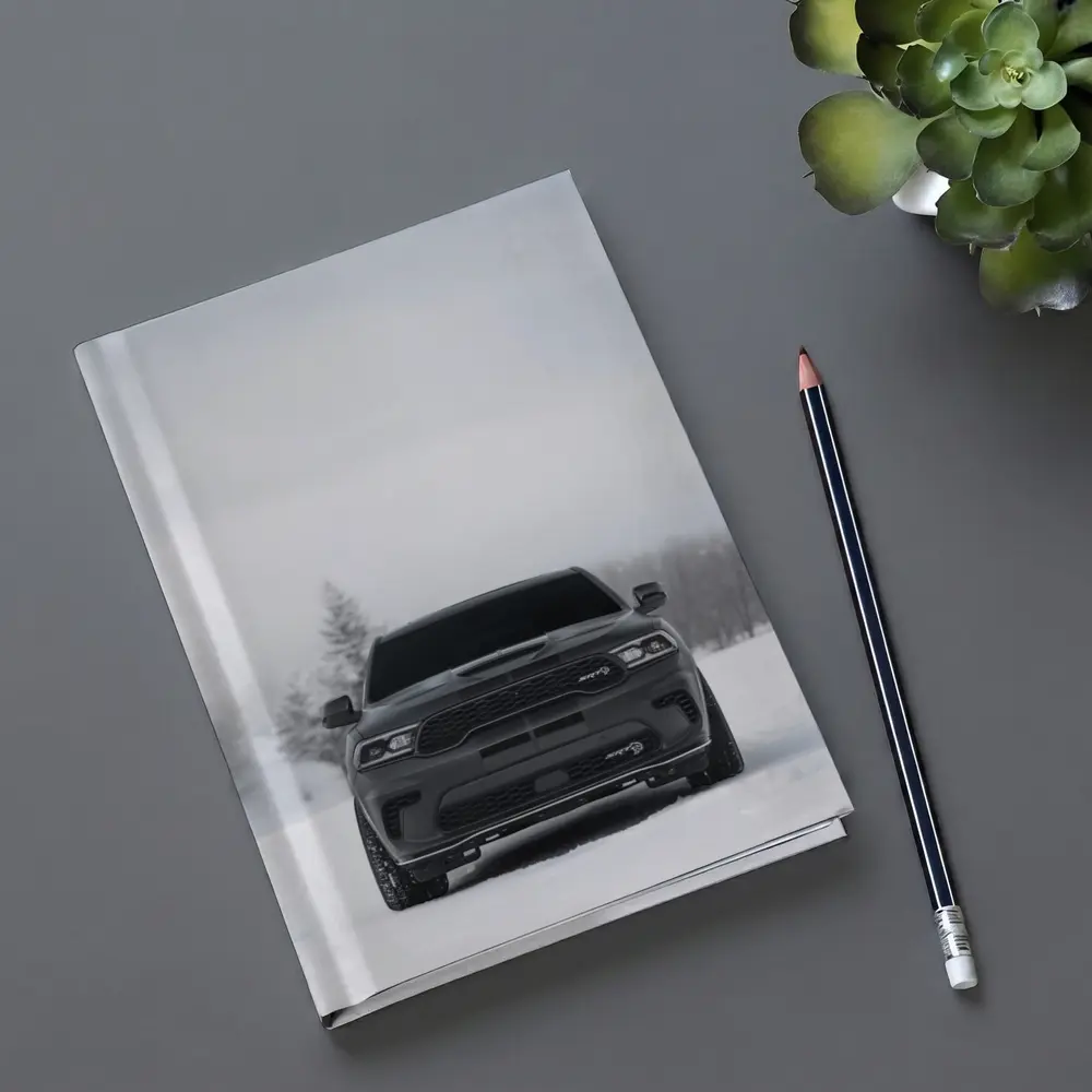 Dodge Durango SRT Front View Winter Snow – Notebooks
