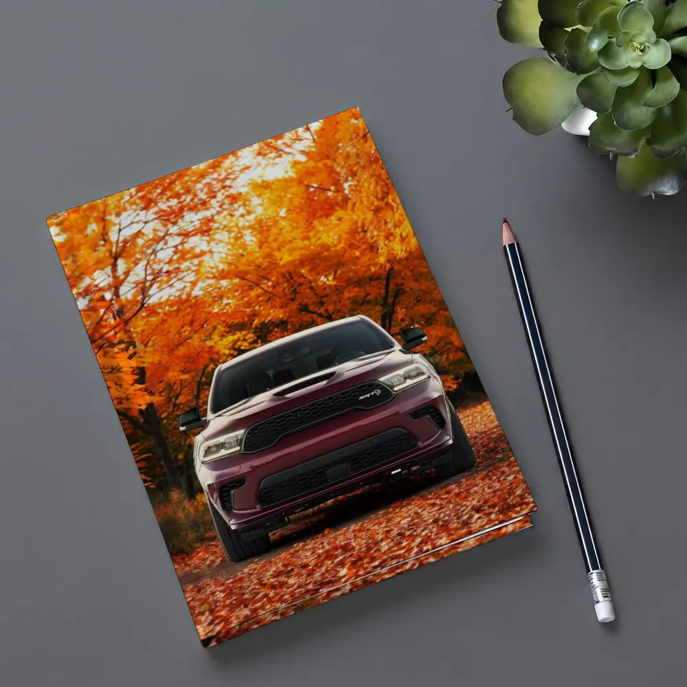 Dodge Durango SRT Front View Autumn Trees – Notebooks