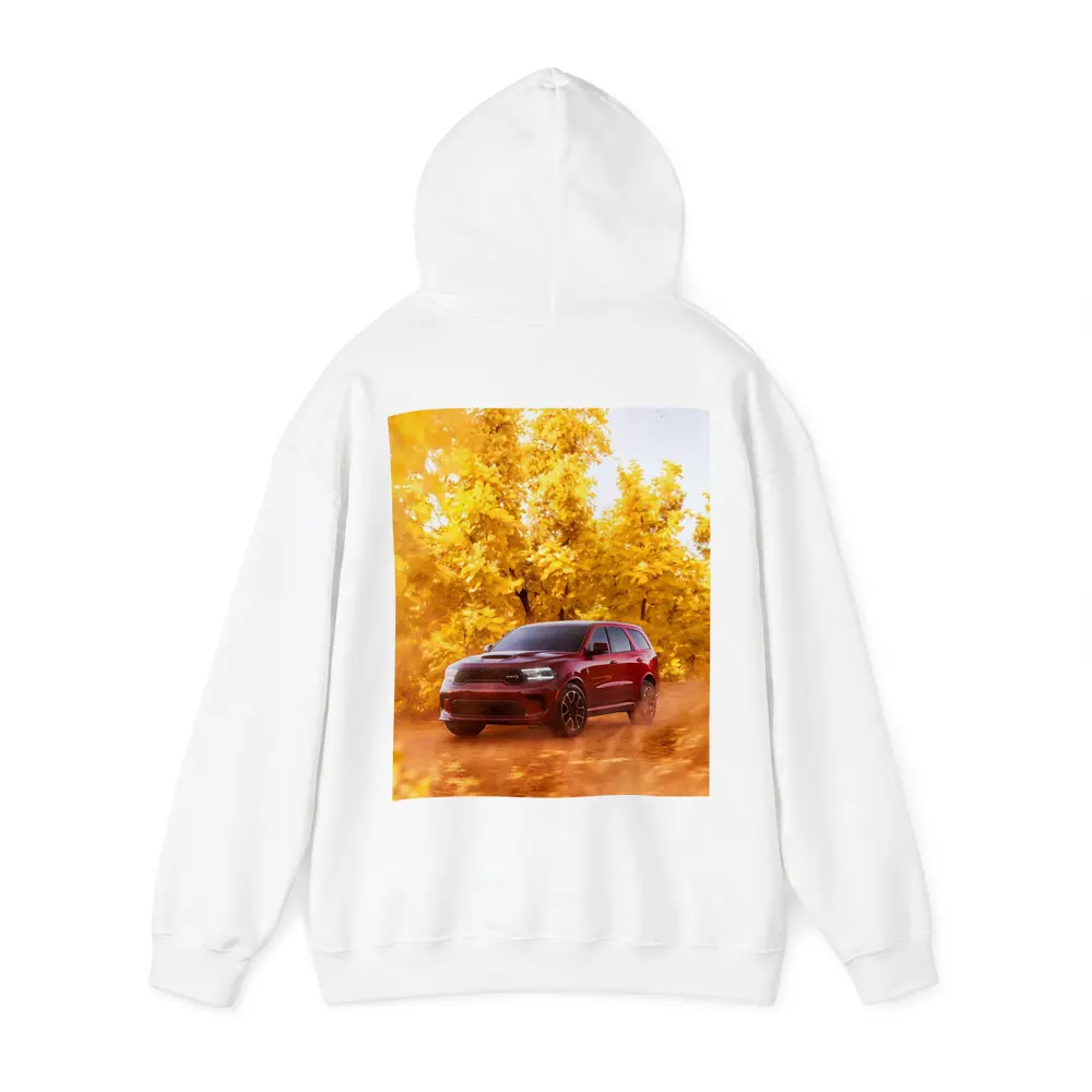 Dodge Durango SRT Red Autumn Forest Drive – Hoodies
