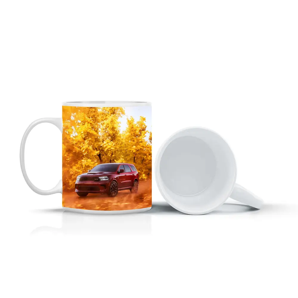 Dodge Durango SRT Red Autumn Forest Drive – Mugs