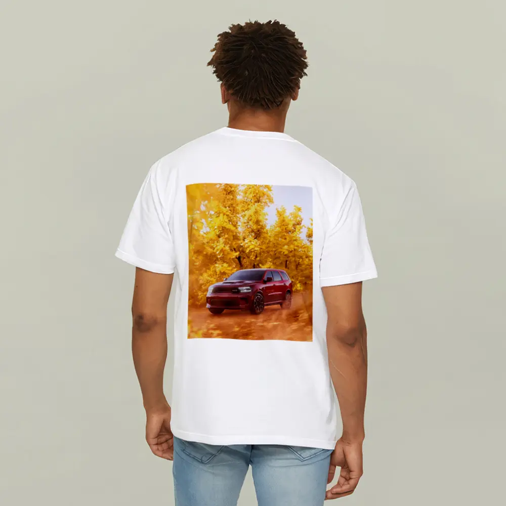 Dodge Durango SRT Red Autumn Forest Drive – T-Shirts