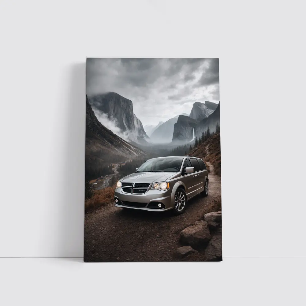 Dodge Grand Caravan Misty Mountain Road – Wall Art