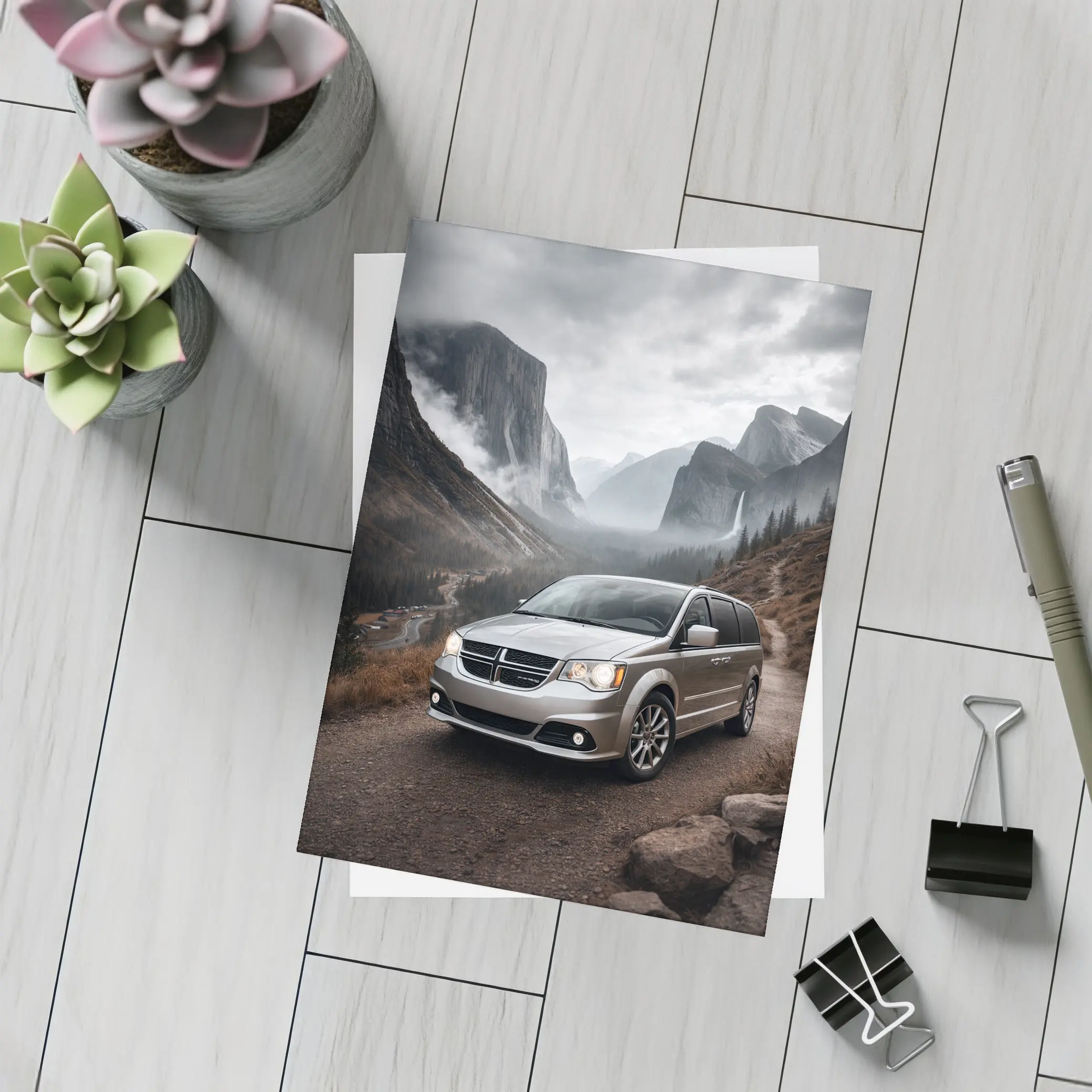 Dodge Grand Caravan Misty Mountain Road – Postcards