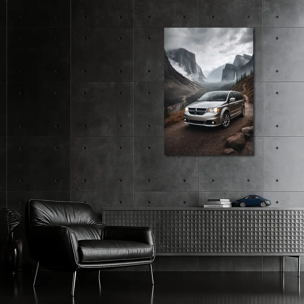 Dodge Grand Caravan Misty Mountain Road – Wall Art