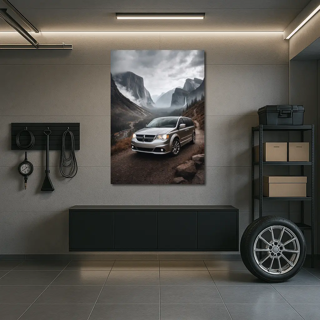 Dodge Grand Caravan Misty Mountain Road – Wall Art