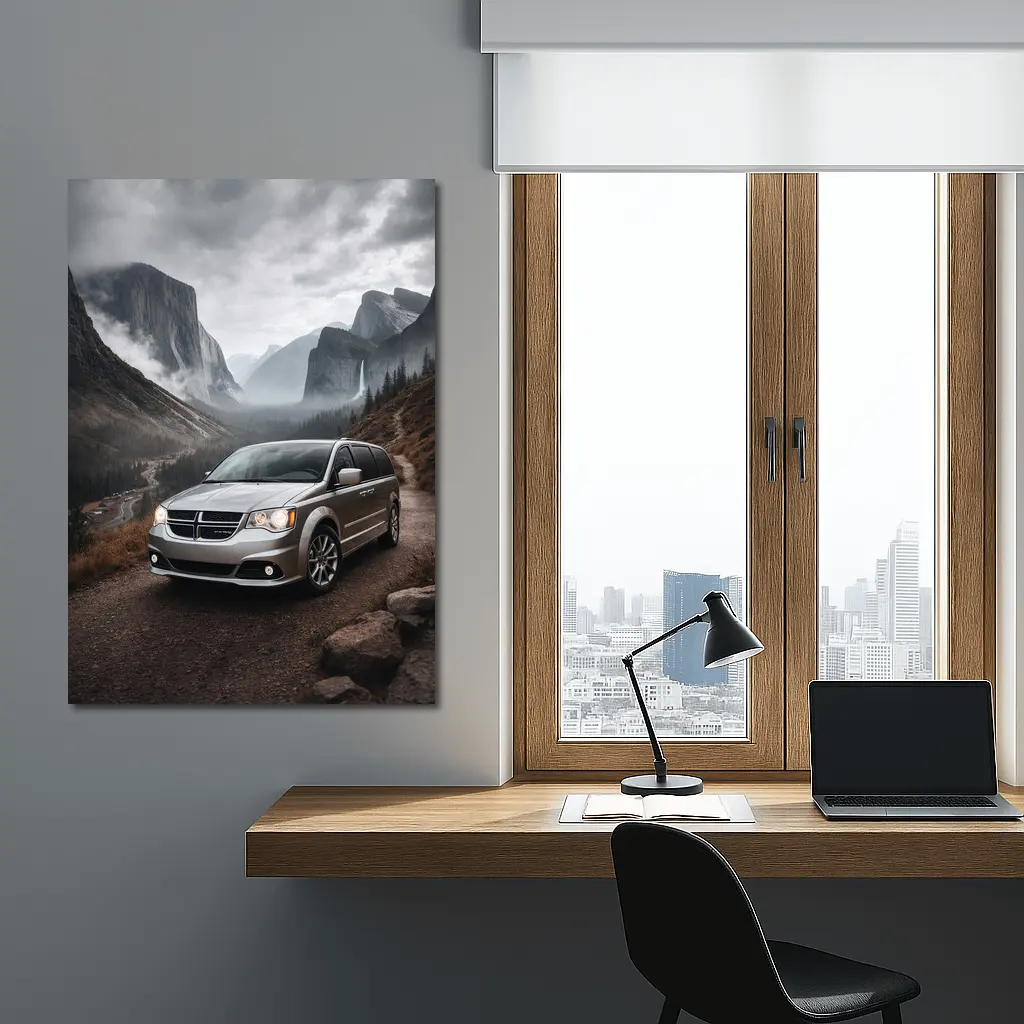 Dodge Grand Caravan Misty Mountain Road – Wall Art