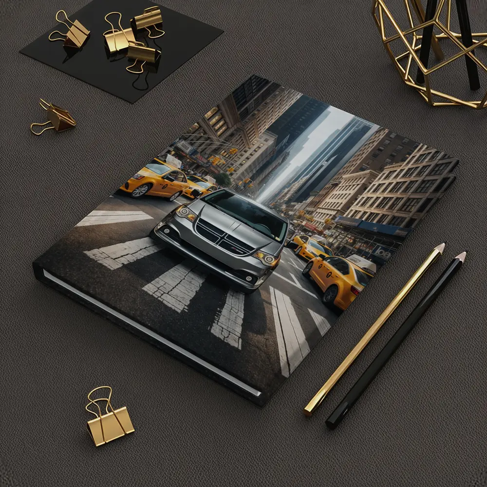Dodge Grand Caravan New York City Street – Notebooks