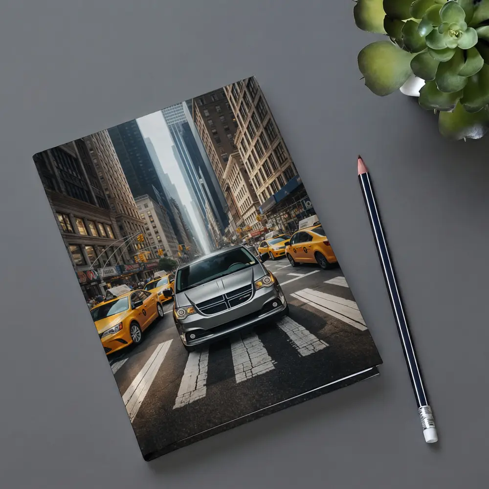 Dodge Grand Caravan New York City Street – Notebooks
