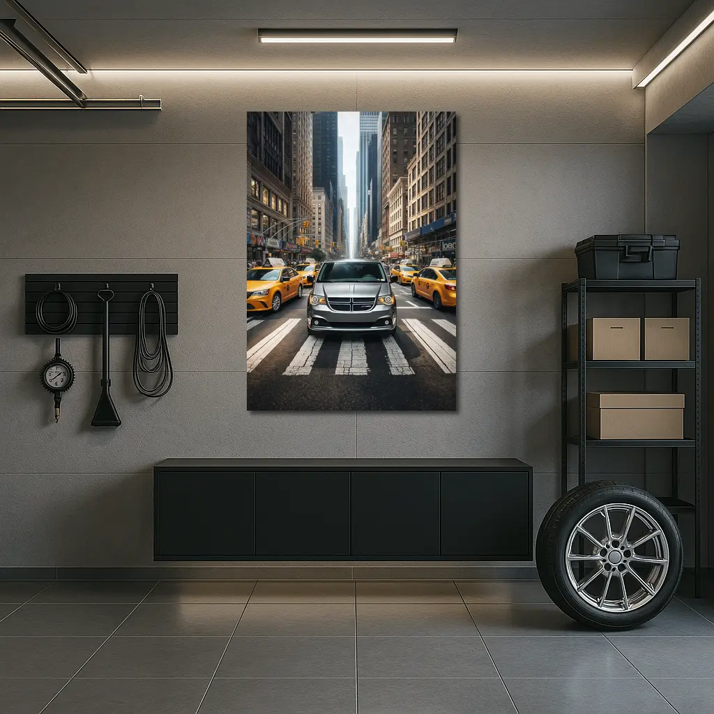 Dodge Grand Caravan New York City Street – Wall Art
