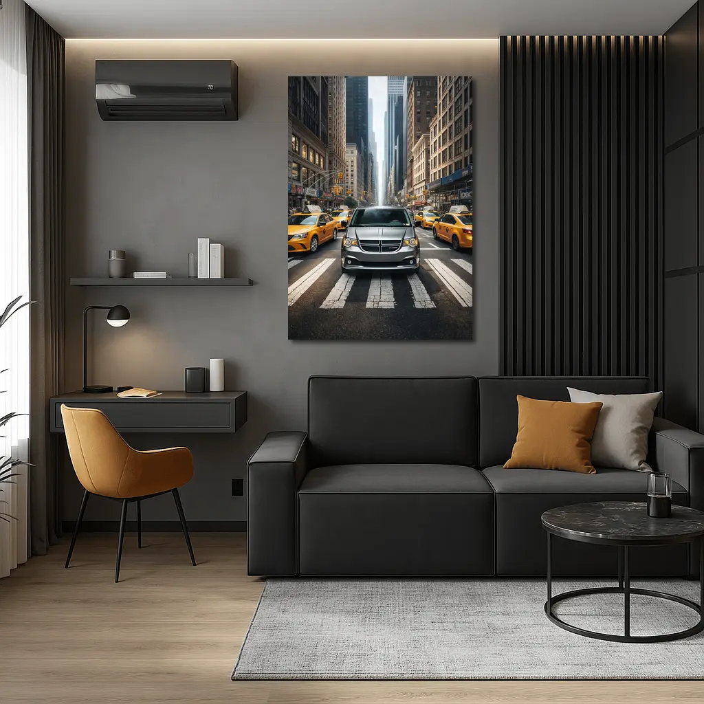Dodge Grand Caravan New York City Street – Wall Art