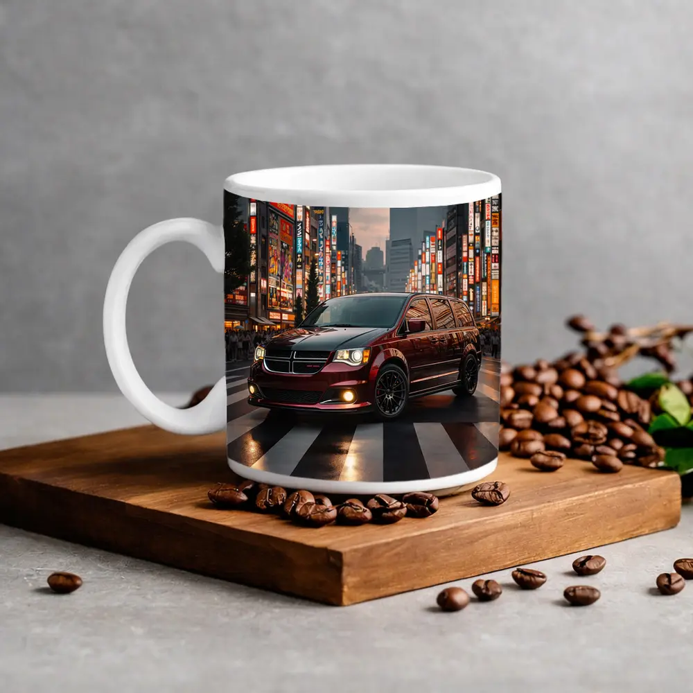 Dodge Grand Caravan Tokyo City Night – Mugs