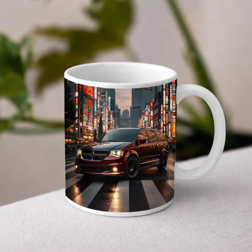 Dodge Grand Caravan Tokyo City Night – Mugs