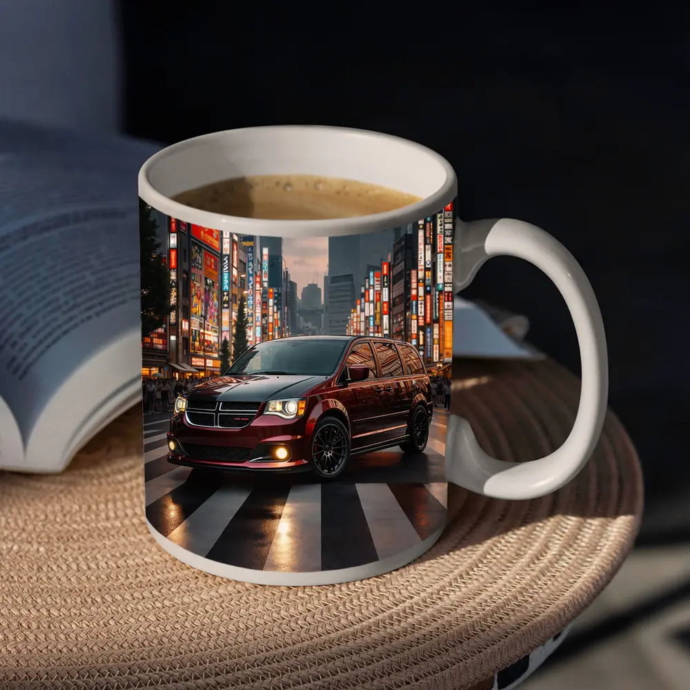 Dodge Grand Caravan Tokyo City Night – Mugs