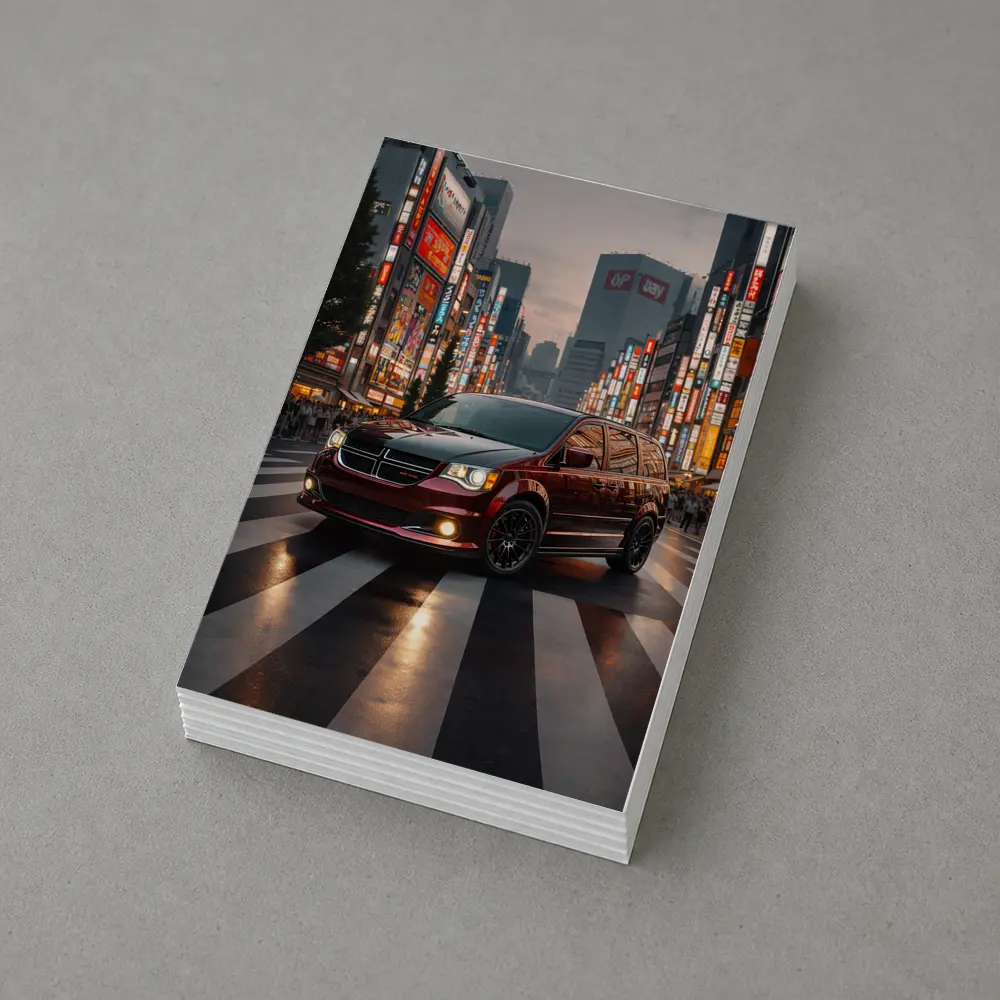 Dodge Grand Caravan Tokyo City Night – Postcards