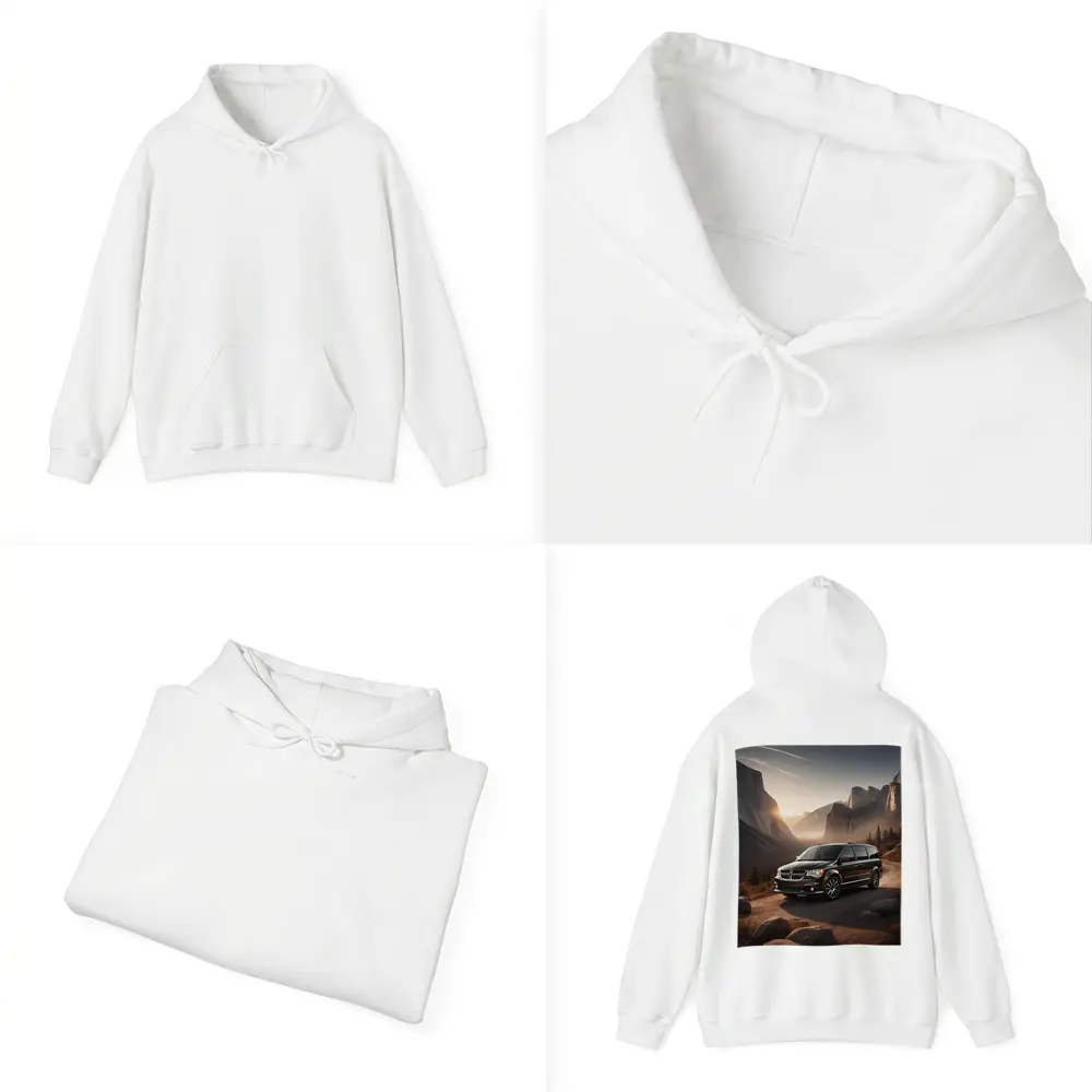 Dodge Grand Caravan Mountain Sunset Landscape – Hoodies