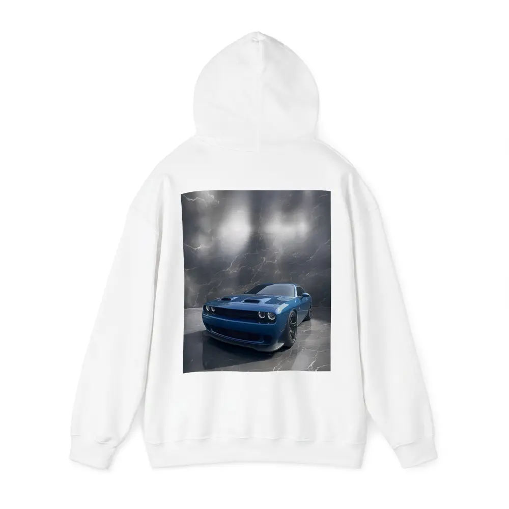 Dodge Challenger Hellcat Blue Marble Studio – Hoodies