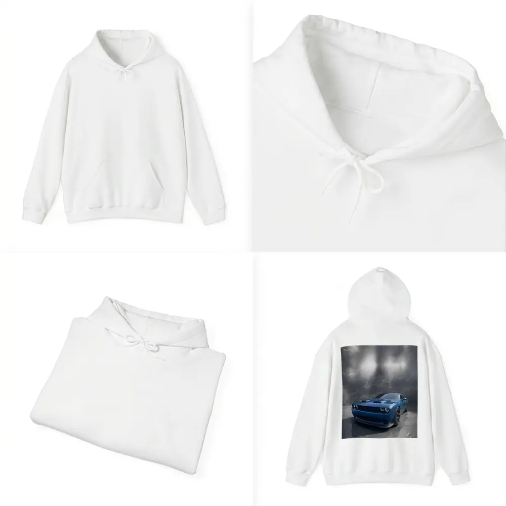 Dodge Challenger Hellcat Blue Marble Studio – Hoodies