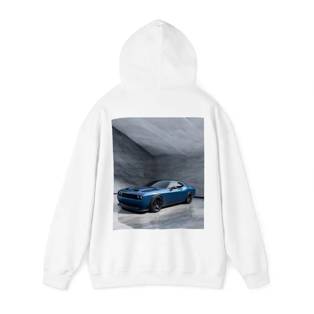 Dodge Challenger Hellcat Blue Marble Studio – Hoodies