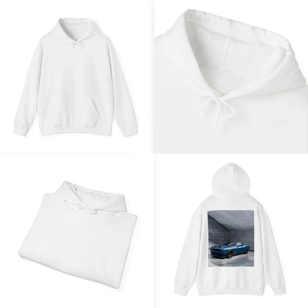 Dodge Challenger Hellcat Blue Marble Studio – Hoodies