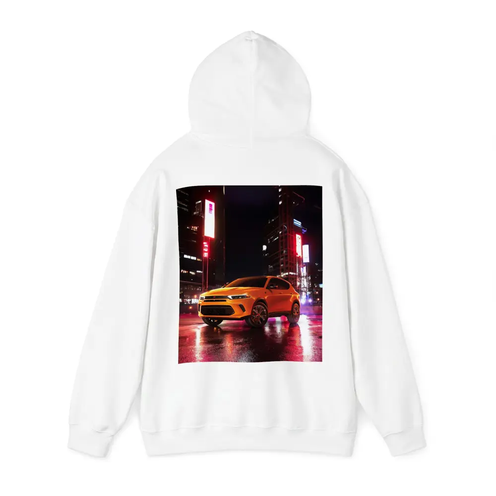 Dodge Hornet Orange SUV City Night – Hoodies