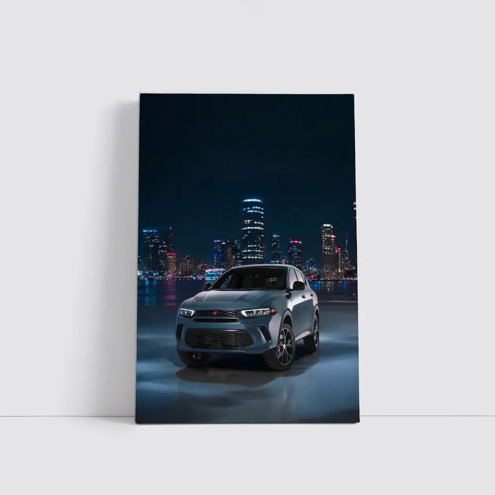 Dodge Hornet SUV City Night Skyline – Wall Art