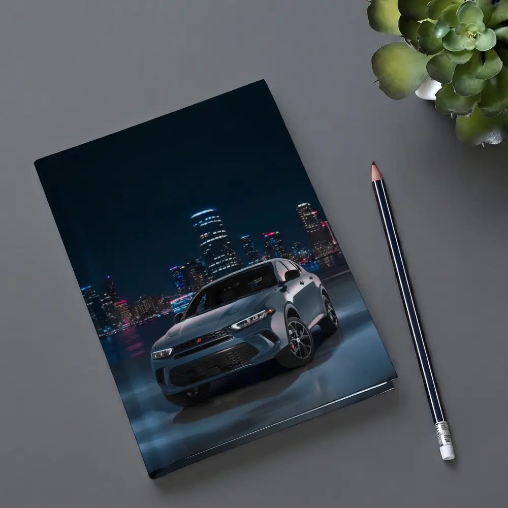 Dodge Hornet SUV City Night Skyline – Notebooks