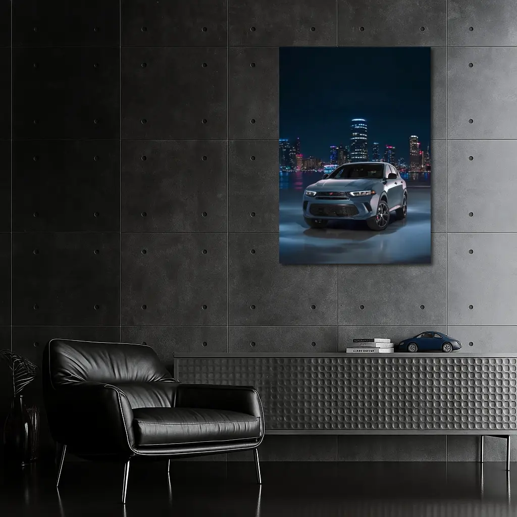 Dodge Hornet SUV City Night Skyline – Wall Art