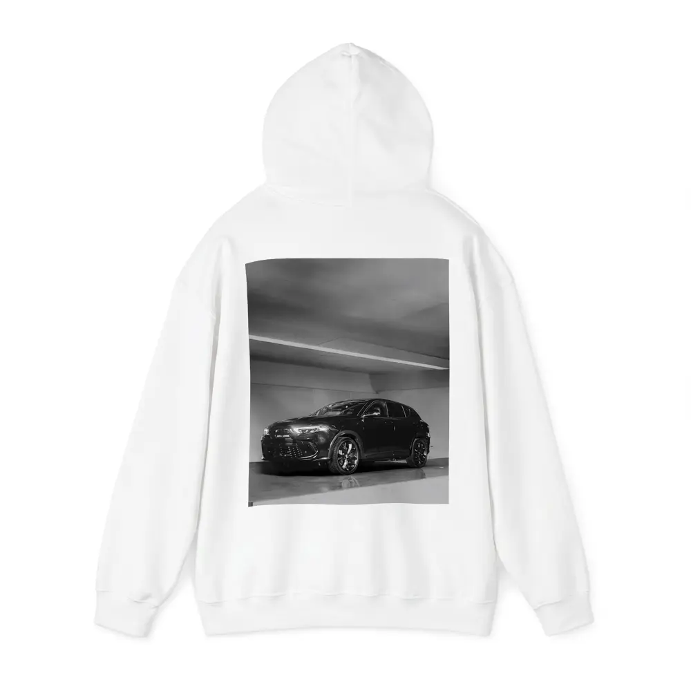 Dodge Hornet Black White Parking Garage – Hoodies