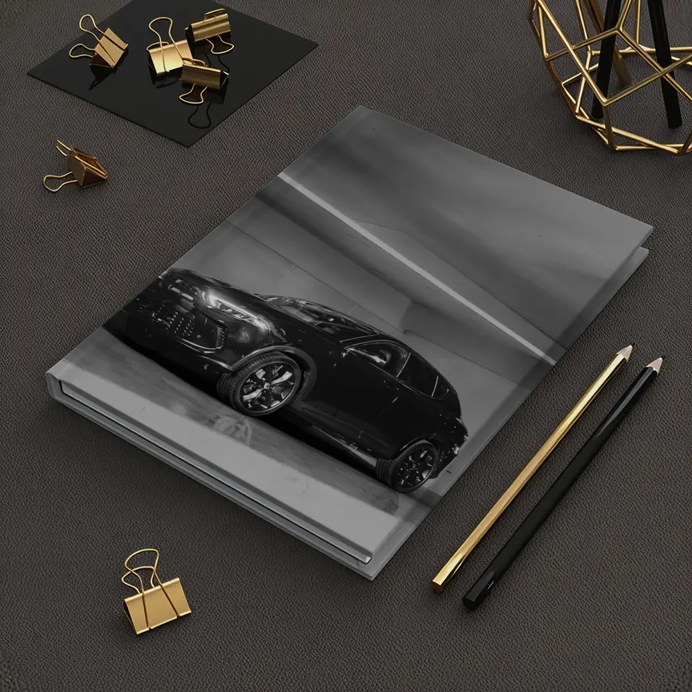 Dodge Hornet Black White Parking Garage – Notebooks