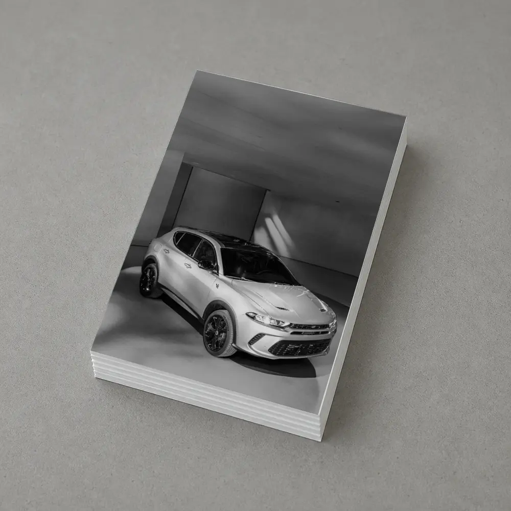 Dodge Hornet SUV Studio Black White – Postcards