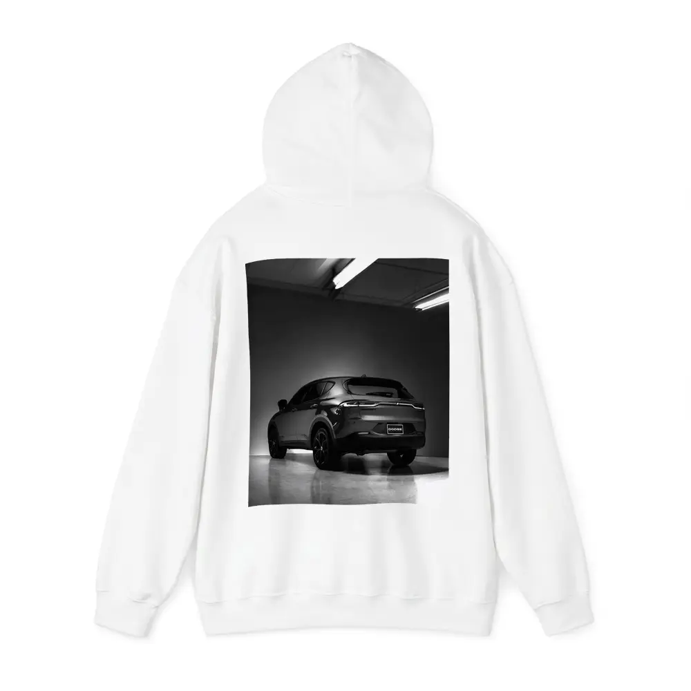 Dodge Hornet SUV Dark Garage Black White – Hoodies